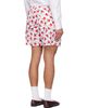 Moschino Moschino White & Red Print Lightweight Cotton Poplin Shorts - 3
