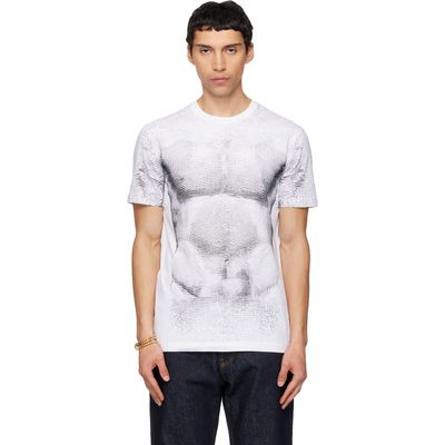 Moschino Moschino White Archive Body Artwork T-shirt