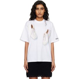 Moschino Moschino White Organic Cotton Jersey T-shirt