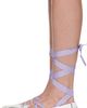 Moschino Moschino White Suede Mirror Effect Ballerina Flats - 3
