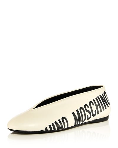 Moschino Moschino Women's Ballerina Logo Ballet Flats
