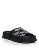 Moschino Moschino Women's Crisscross Logo Sandals - 1