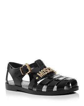 Moschino Moschino Women's Logo Jelly Sandals