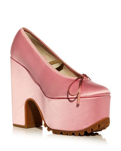 Moschino Moschino Women's Silk Blend Bow Pumps
