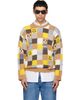 Moschino Moschino Yellow & Beige Wool & Cashmere Blend Sweater - 1