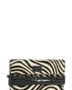 Moschino Moschino Zebra Print Genuine Calf Hair Wallet on a Chain - 1