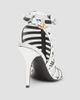 Moschino Women's 100MM Logo Lettering Stiletto Sandals - 3