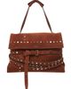 Moschino Women's Belted Suede Shoulder Bag - 7