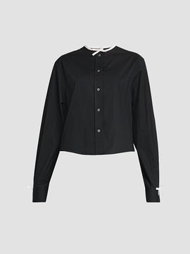 Moschino Women's Bow-Accent Poplin Blouse