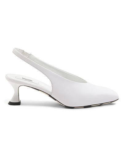 Moschino Women's Carla 55MM Leather Slingback Pumps