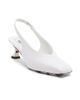 Moschino Women's Carla 55MM Leather Slingback Pumps - 2