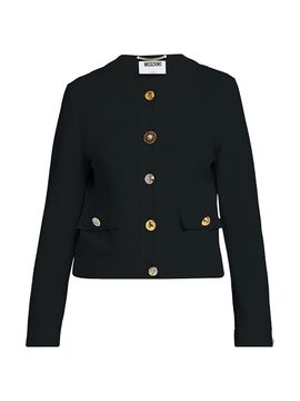 Moschino Women's Cotton Fleece Lady Jacket