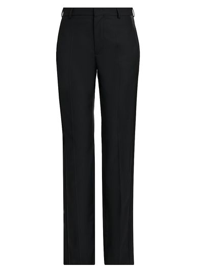Moschino Women's Crease-Front Wool Trousers