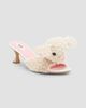Moschino Women's Dolly 55MM Animal-Motif Plush Wool Mules - 2