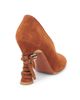 Moschino Women's Duck 100M Wrap Suede Pumps - 3