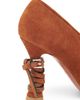 Moschino Women's Duck 100M Wrap Suede Pumps - 5