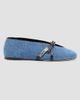 Moschino Women's Duck Denim Ballet Flats - 1