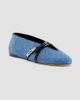 Moschino Women's Duck Denim Ballet Flats - 2