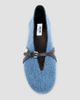 Moschino Women's Duck Denim Ballet Flats - 4
