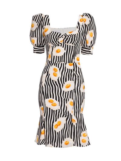 a line dress women's The Linen A-Line Midi Dress