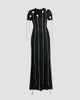 Moschino Women's Floral Appliqué Maxi Dress - 1