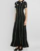 Moschino Women's Floral Appliqué Maxi Dress - 4