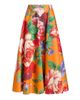 Moschino Women's Floral Stretch Cotton Midi-Skirt - 1