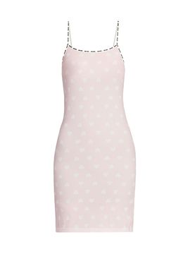 Moschino Women's Heart-Print Microfiber Petticoat