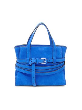 Moschino Women's Klien Suede Top Handle Bag