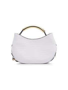 Moschino Women's Leather & Metal Top Handle Bag