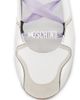 Moschino Women's Logo Chrome, Leather & Suede Lace-Up Sneaker Flats - 6