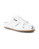 Moschino Women's Logo Chrome Mesh-Leather Mules - 2