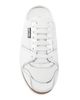 Moschino Women's Logo Chrome Mesh-Leather Mules - 4
