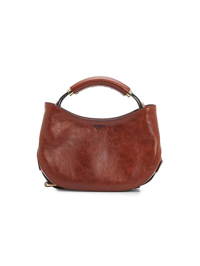 Moschino Women's Logo Leather Top Handle Bag