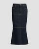 Moschino Women's Mermaid Heart Back Denim Midi-Skirt - 6