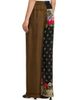 Moschino Women's Mixed Floral Print Silk Trousers - 5