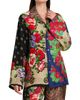 Moschino Women's Mixed Floral Satin Blouse - 3