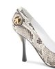 Moschino Women's Peace Button 100MM Leather Pumps - 6