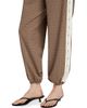 Moschino Women's Plaid Wool-Blend Logo Tape Trousers - 6