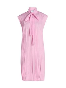 Moschino Women's Pleated Tieneck Minidress