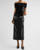 Moschino Women's Printed Cotton Midi Skirt - 2