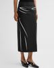 Moschino Women's Printed Cotton Midi Skirt - 4
