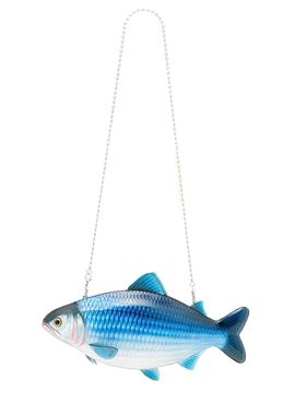 Moschino Women's Printed Fish Shoulder Bag