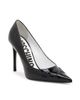 Moschino Women's Question Stitching 100MM Leather Pumps - 2