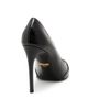 Moschino Women's Question Stitching 100MM Leather Pumps - 3