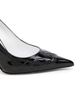 Moschino Women's Question Stitching 100MM Leather Pumps - 6