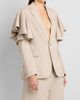 Moschino Women's Ruffle Cape Tweed Jacket - 4