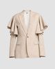 Moschino Women's Ruffle Cape Tweed Jacket - 6