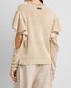 Moschino Women's Ruffle Cold Shoulder Knit Sweater - 3
