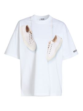 Moschino Women's Shoes Print Cotton T-Shirt